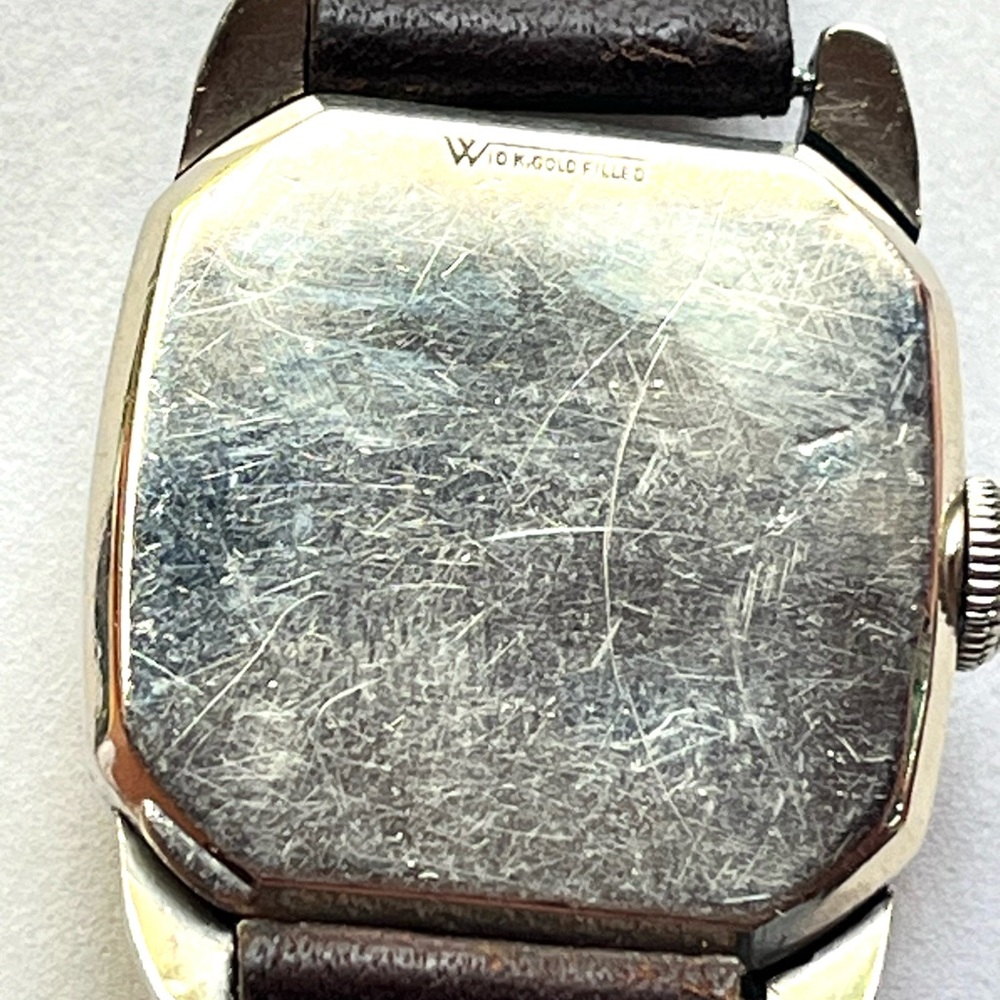 Hamilton Dixon Vintage Art Deco 10K Gold Filled Tank Watch 1935-1940 Manual - Picture 8 of 13